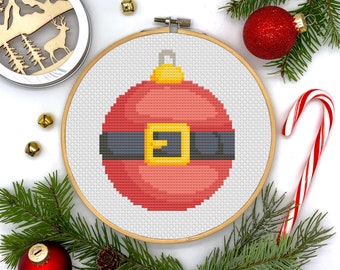 Christmas Bauble / Ornament Cross Stitch Pattern / Digital PDF Download / Instant Download