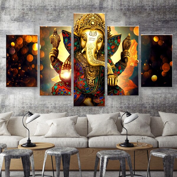 Ganesha Wall Art Etsy