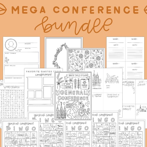 MEGA Fall General Conference Bundle Etsy