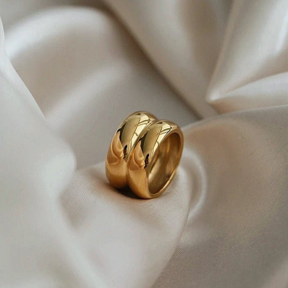 Louis Vuitton Ring Nanogram S M00210 Ring 5.5 US GOLD+SILVER Women Rank A