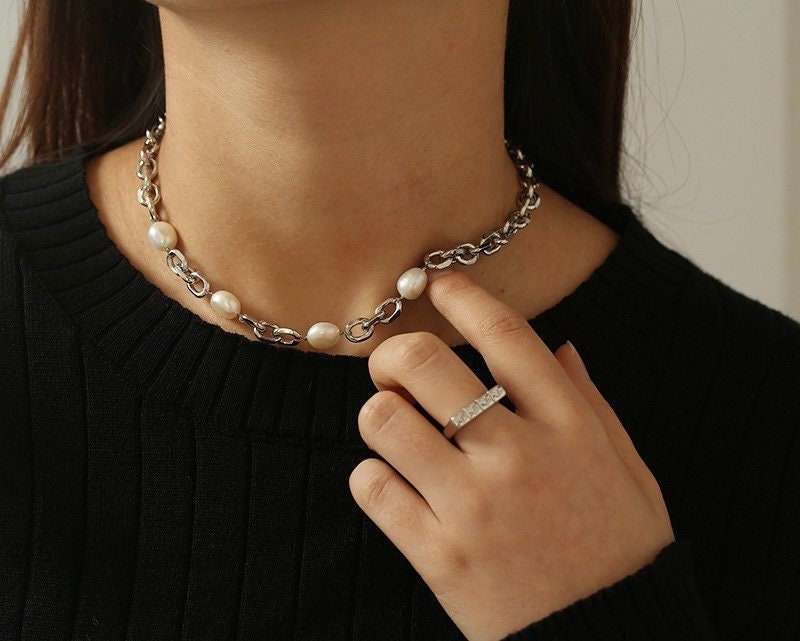 Tiffany Hardwear Freshwater Pearl Necklace