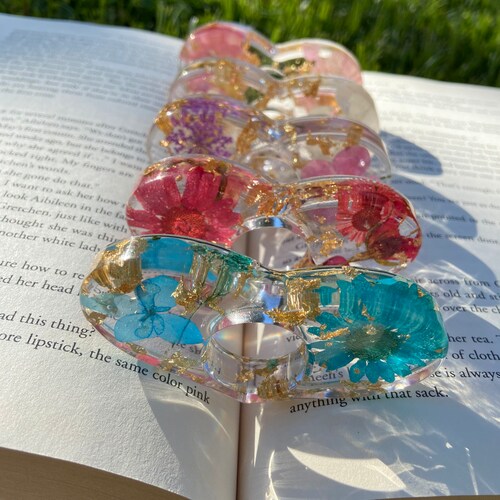 Resin Book Page Holder Thumb Page Holder Booklover Gift Etsy