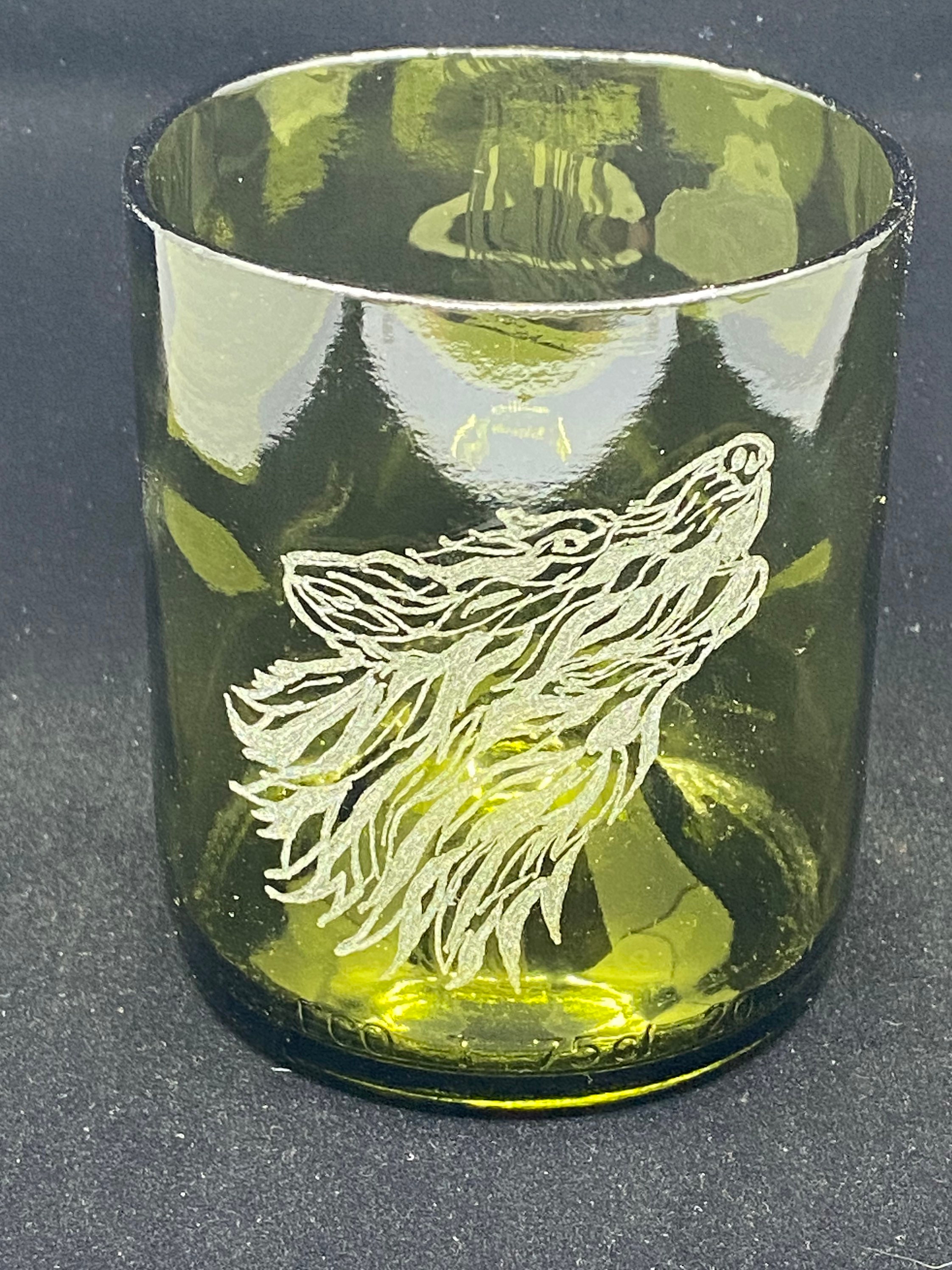 chakra drinking glass set Nature design -- 7x250 ml
