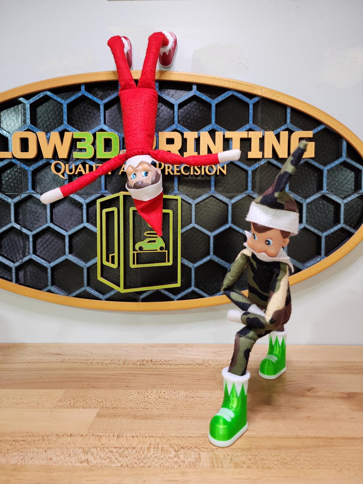 Elf Boots | Christmas Elf Boots | Mischievous Christmas Elf | Ceiling ...