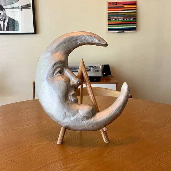 Moon Paper Mache Etsy