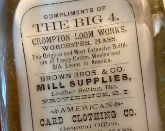Pisapapeles publicitario vintage "The Big 4" de 1882