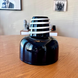 Black & White Postmodern Vase from HSG Tarnowiec, Poland, 1970s
