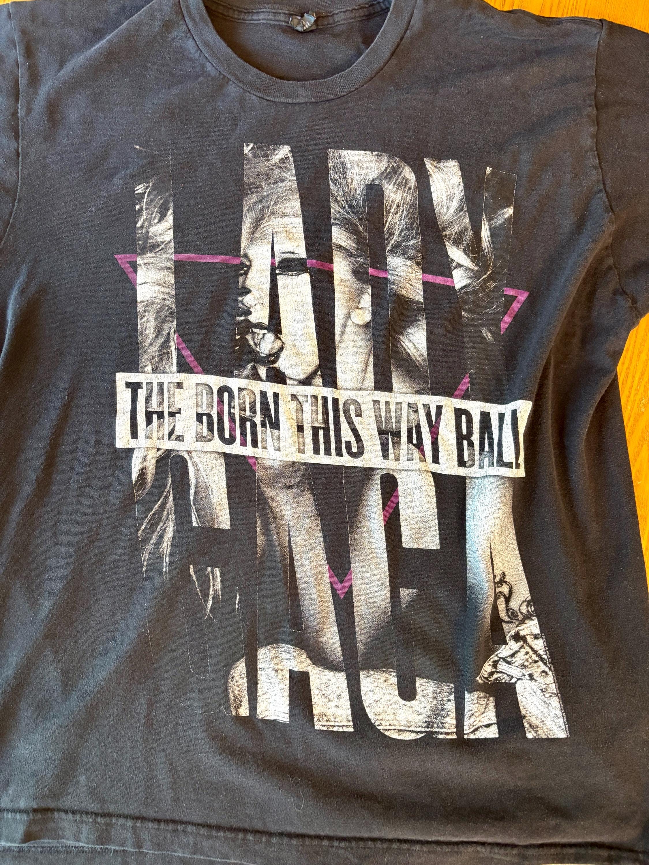 Vintage Lady Gaga Born This Way Ball T-shirt - Y2K Pop Tour Tee - Etsy