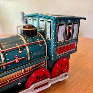 Locomotive Western Special Modern Toys - Tôle Japon Vintage - À Pile Et Sonore