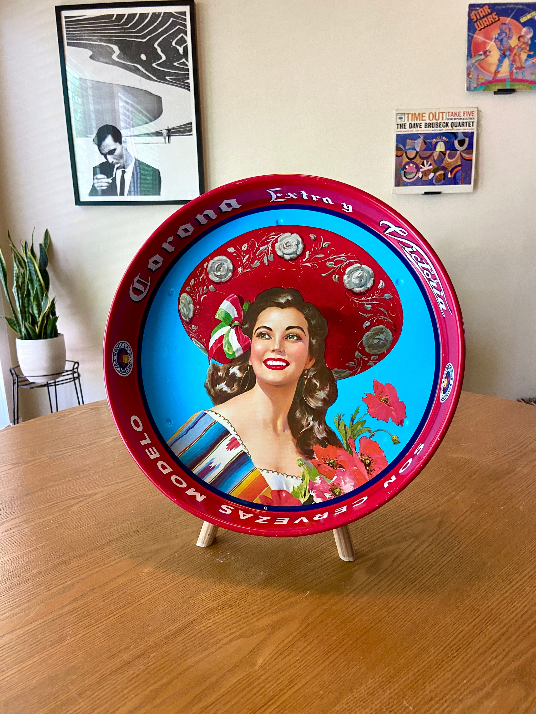 ☆レトロポップ☆Corona Extra Victoriaメタルビールトレイ