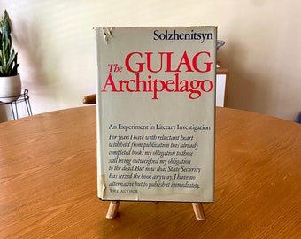 Primera edición, 1973: El archipiélago Gulag 1918-1956 de Aleksandr I. Solzhenitsyn (tapa dura, usado)