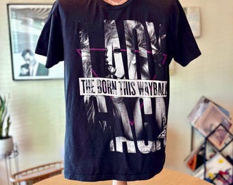 Vintage Lady Gaga Born This Way Ball T-Shirt - Y2K Pop Tour Tee