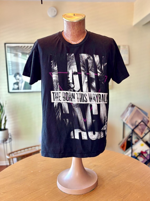 Vintage Lady Gaga Born This Way Ball T-shirt - Y2K Pop Tour Tee - Etsy