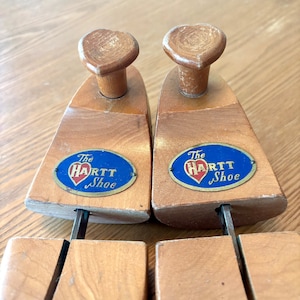 Vintage Hartt Wooden Shoe Forms/Lasts, Men’s Size 10