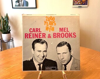 Carl Reiner & Mel Brooks "2000 Years With" - Vintage LP, 1960 (VG/VG)
