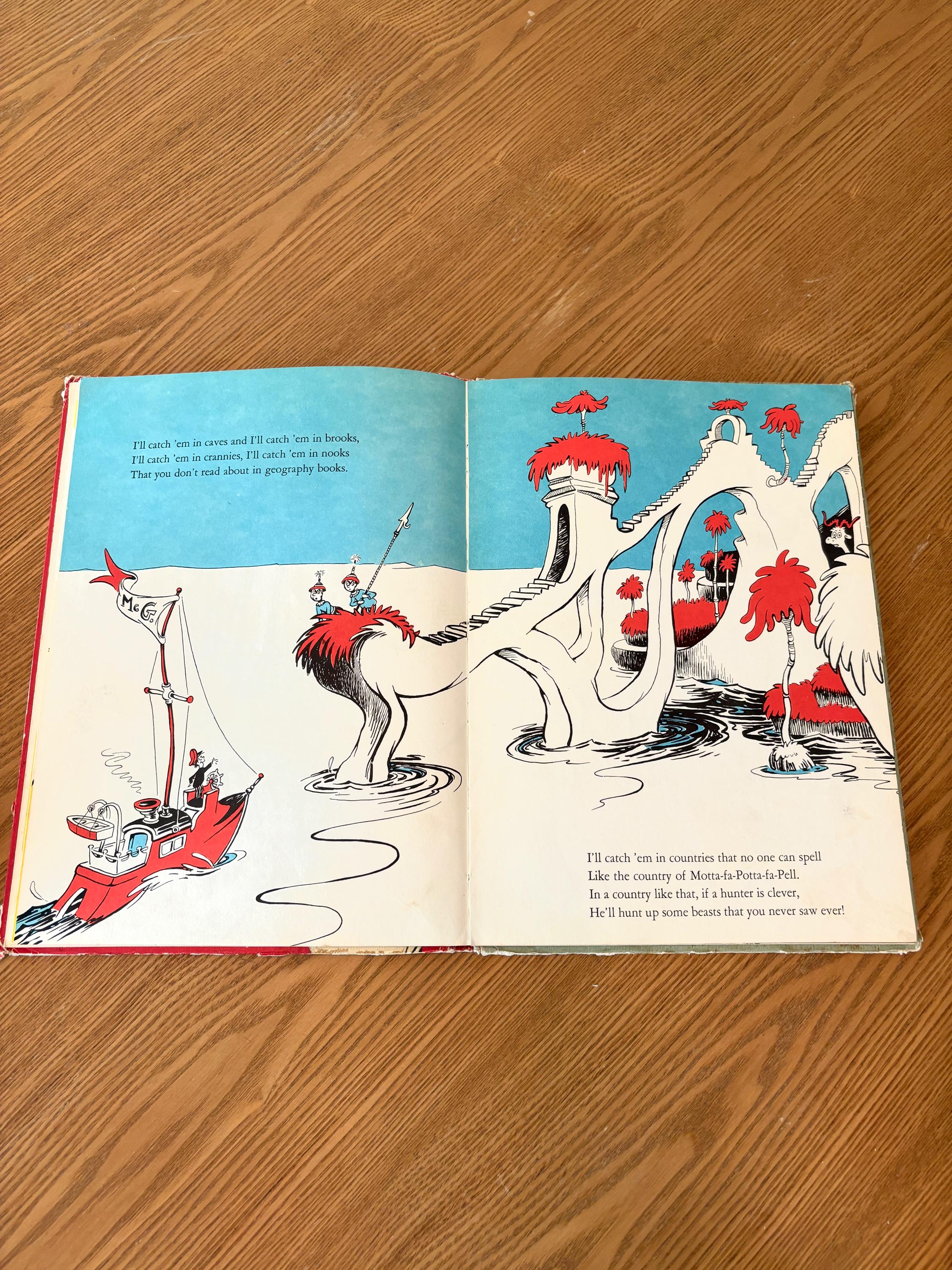1st Edition 1950: If I Ran the Zoo by Dr. Seuss (hard Cover, Pre