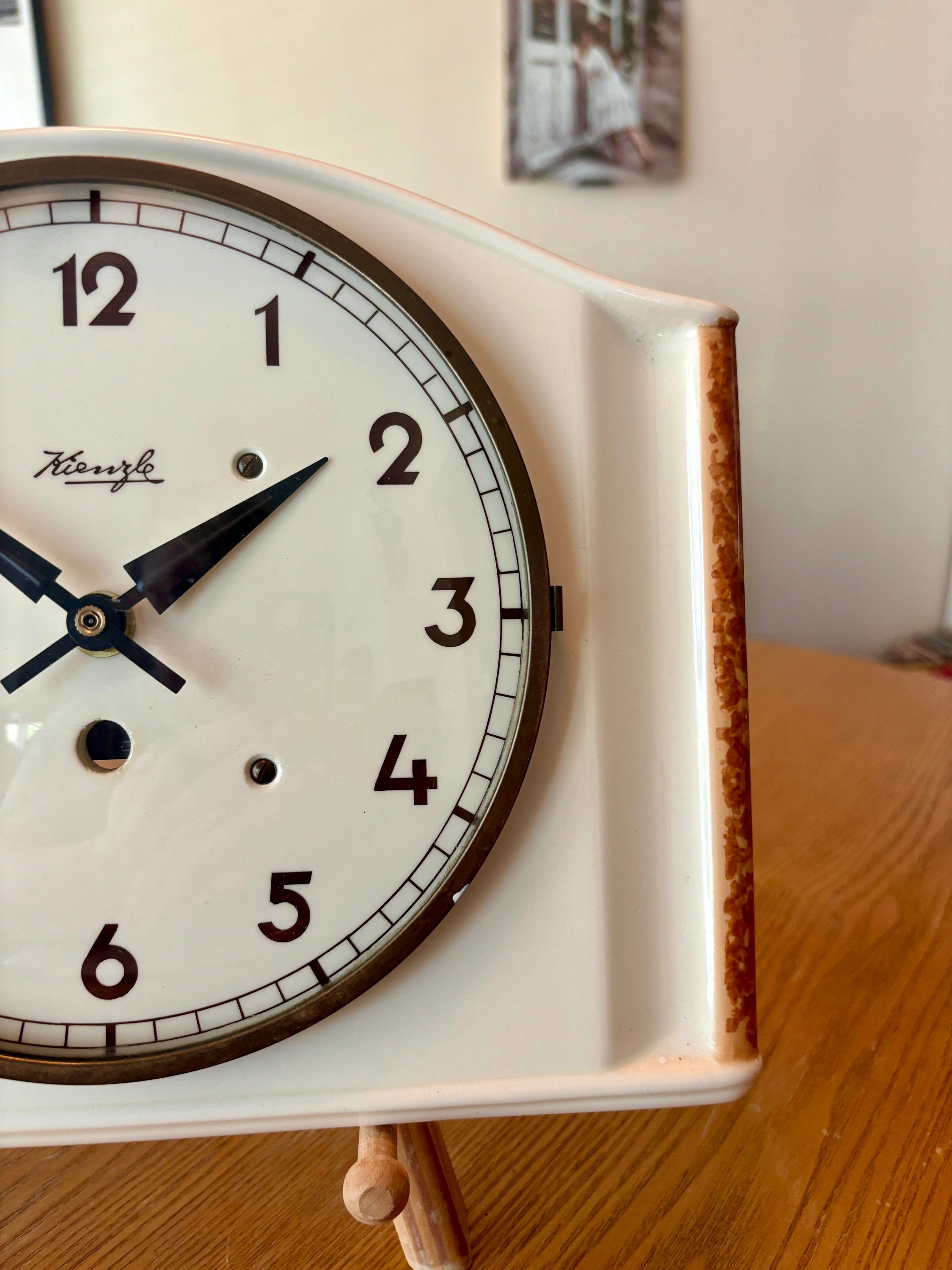 キンツレ アールデコ 木製クロック 1930年代 | VINTAGE WATCH