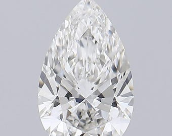 Pear Lab Grown Diamond Loose Stone | IGI Certified 1–2CT | F VS1 Clarity Diamond | Teardrop Gem for Custom Jewelry
