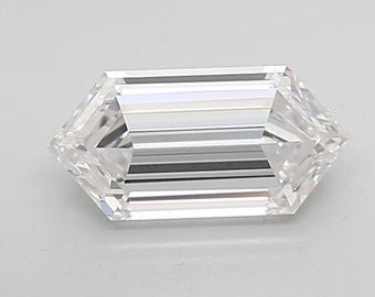 Hexagon Shape Lab Grown Diamond | IGI Certified 1.10 Carat | Loose Stone for Jewelry Making | F/VVS Clarity Antique Cut Loose Stone