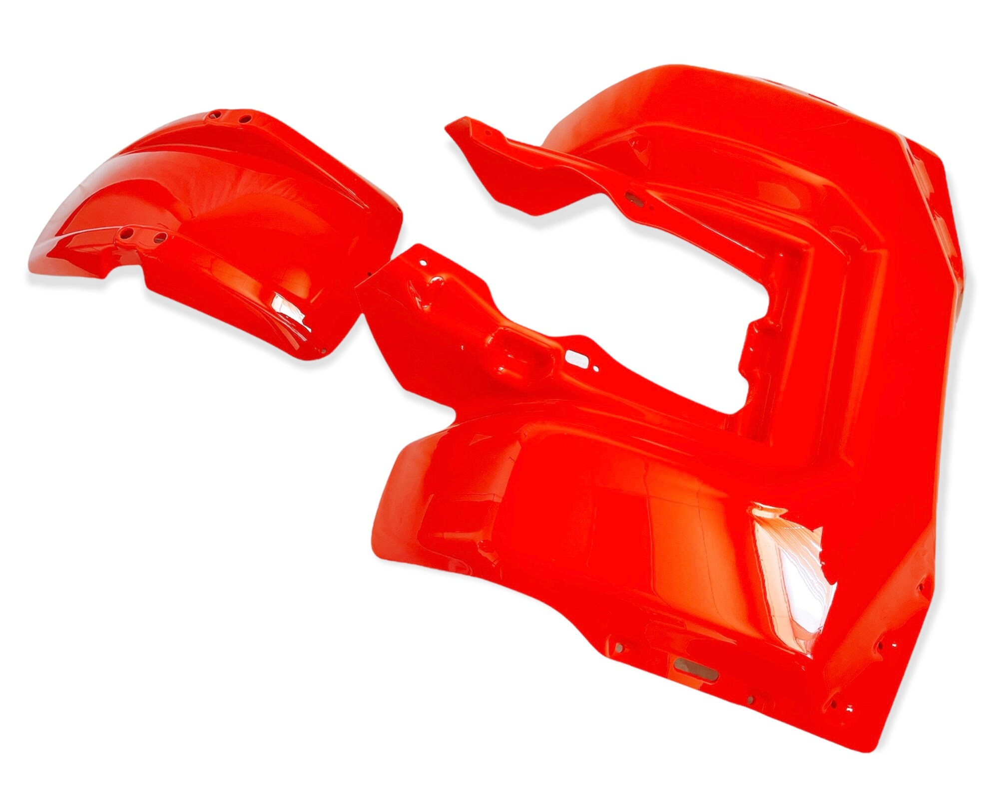 Maier Rear Fender, Honda ATC200E 82-83, ATC200ES Big Red 1984, ATC200M 84-85, Red, Sold in Pairs