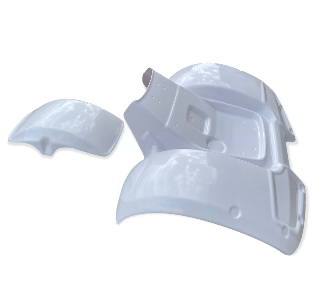 New Honda Atc110 Atc 110 Plastic Front & Rear Fender WHITE 79-82