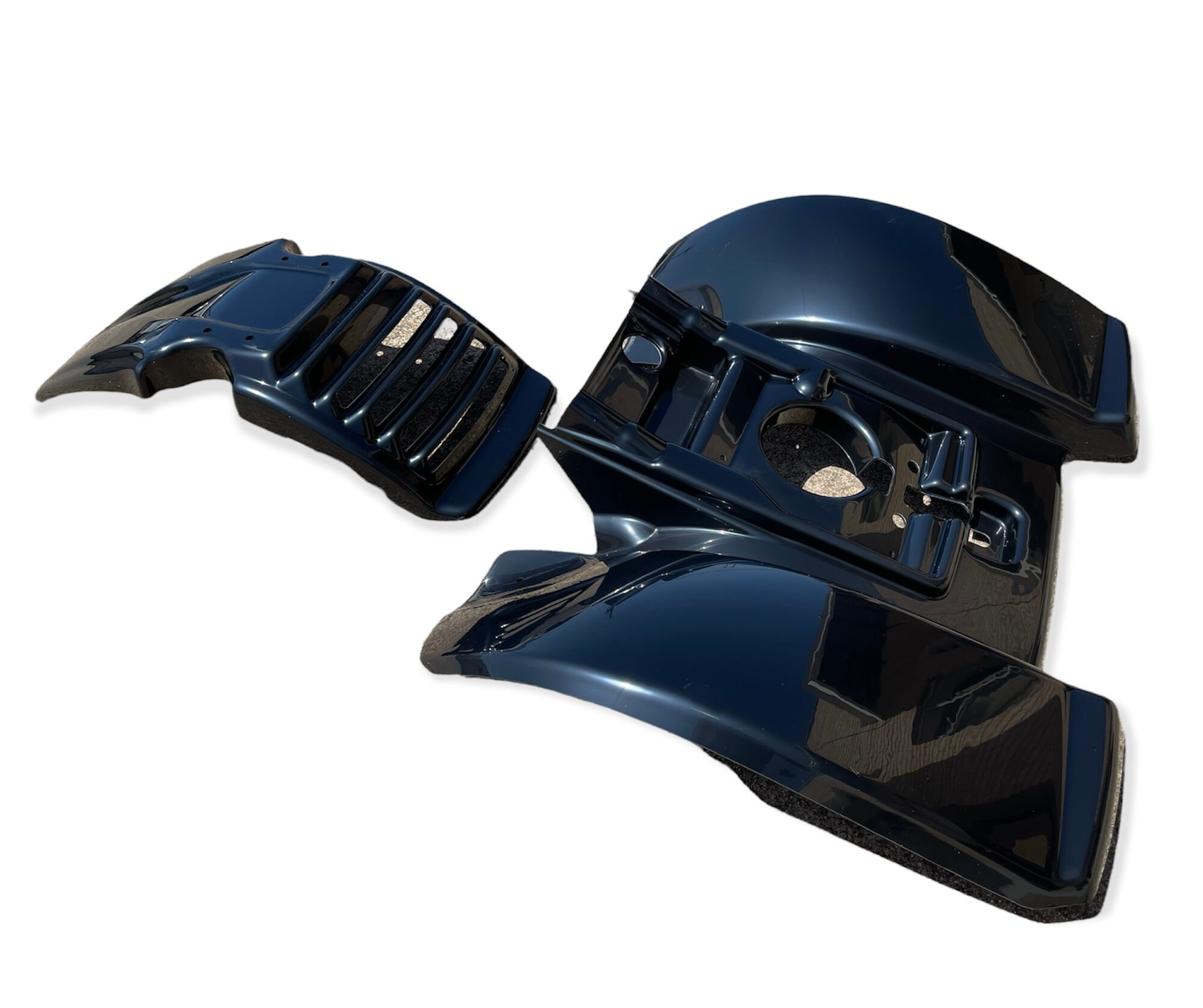 New Yamaha Tri-z Tri Z Ytz 250 Black Plastic Front and Rear Fender