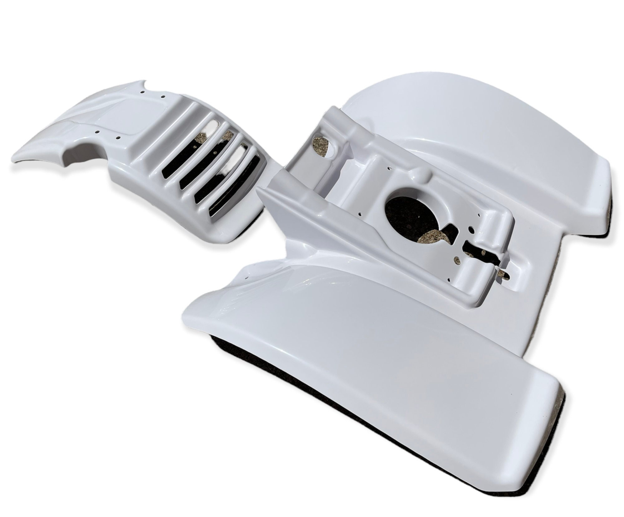 New Yamaha Tri-z Tri Z Ytz 250 White Plastic Front and Rear Fender