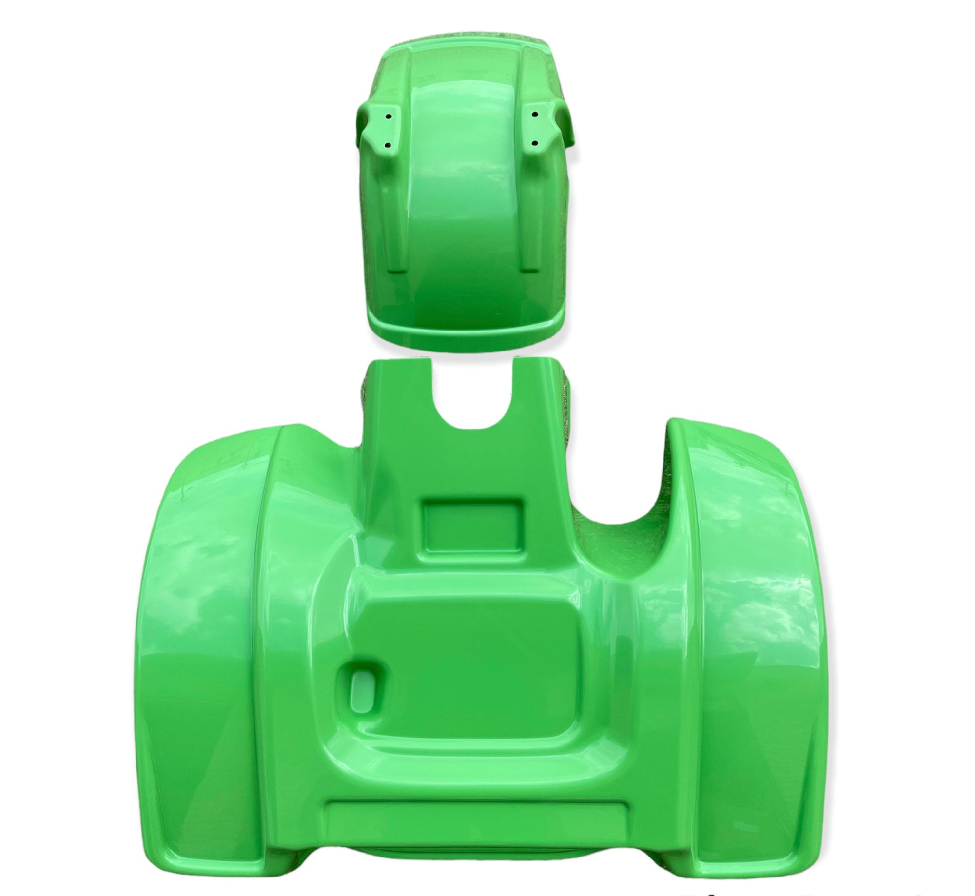 Kawasaki KXT 250 84-85 Tecate 3 GREEN Front & Rear Fender Plastic