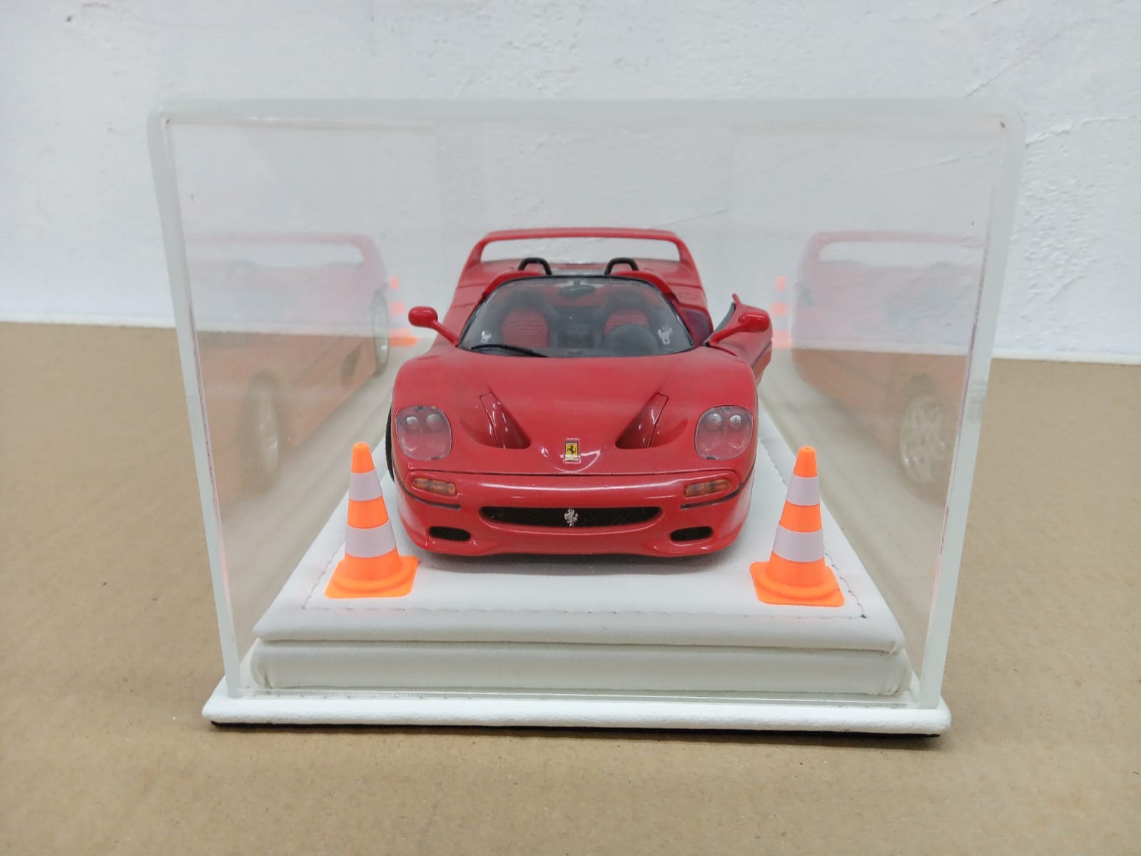 118 Scale White Diecast Car Display Case Etsy