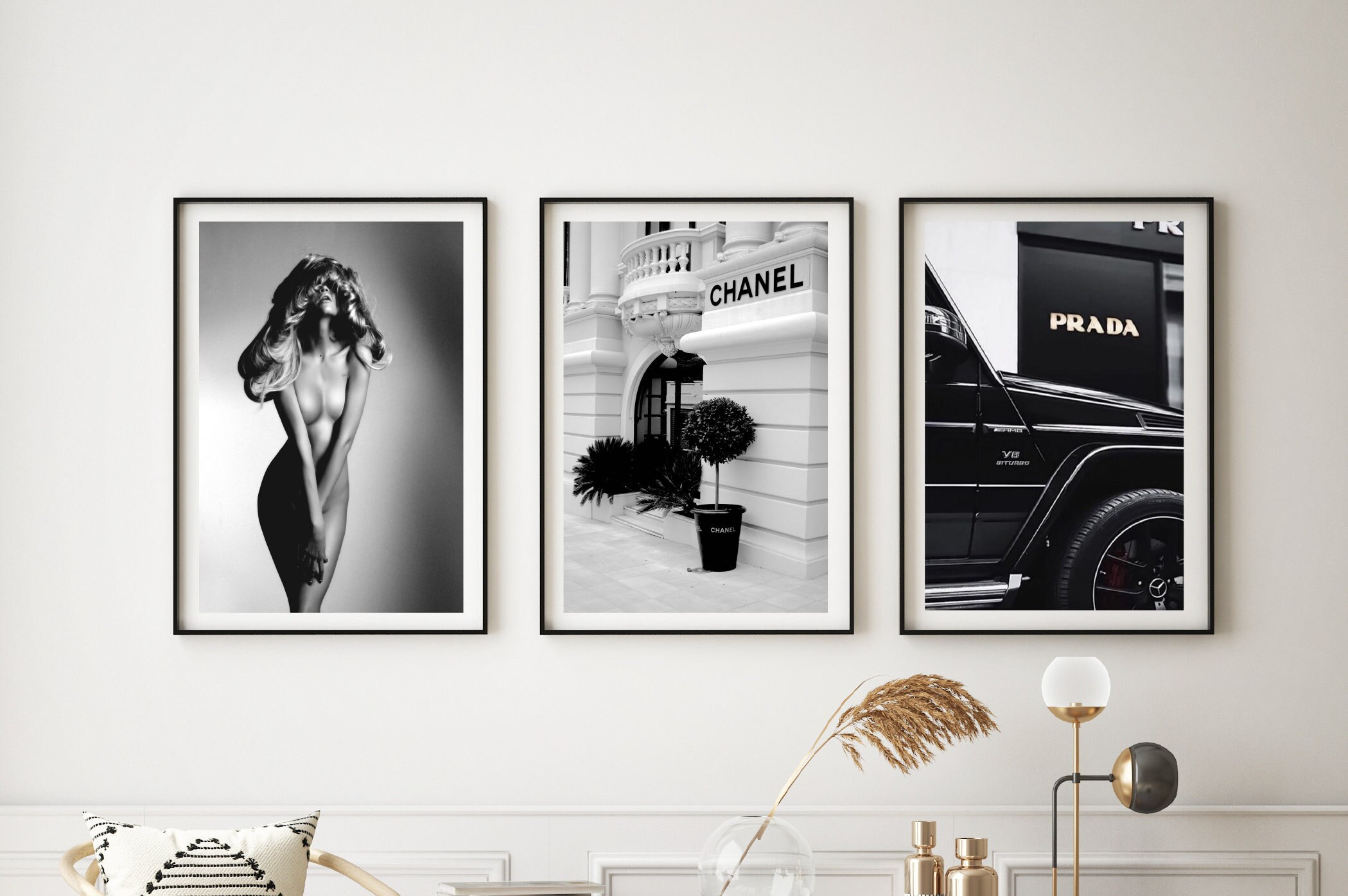 Fashion - Posters, Prada & Chanel tavla