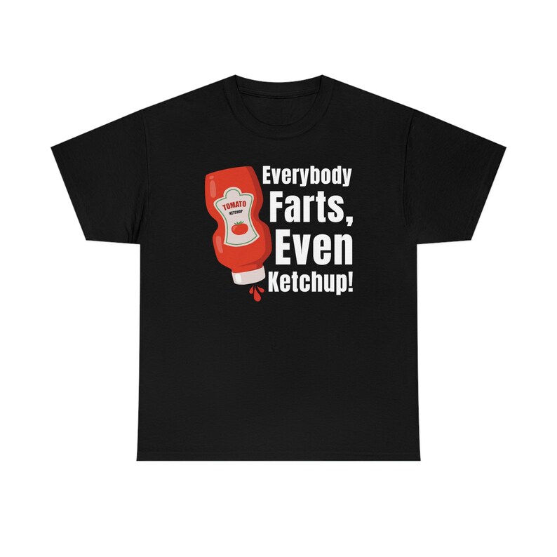 Funny Fart T Shirt Farting Ketchup Bottle Shirt Shirts for Etsy