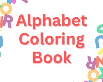 Alphabet Coloring Book PDF Print