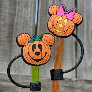 Słomkowa nakładka na lampion Myszki Miki i Myszki Minnie: rozmiary 8 mm i 10 mm