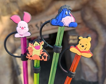 Hundred Acre Gang Straw Topper: Standard & Large Size Straws 8mm/10mm