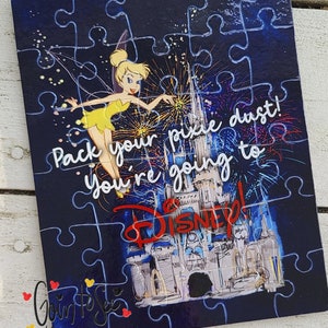 You&#39;re Going to Disney!!  Surprise Message Puzzle