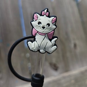 Marie - Cats of Disney Straw Toppers Standard size straw (8mm) Large size straw (10mm)