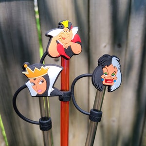 Disney Villian Stroh Topper - Cruella, Königin der Herzen, Böse Königin, Ursula