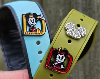Mickey, Minnie and Oswald Annual Passholder Band Charm (Like the magnet!) sold separately