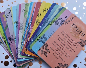 Declaration Deck for Healing & Empowerment, Therapy Cards, Self Love, Mental Health, Meditation Cards