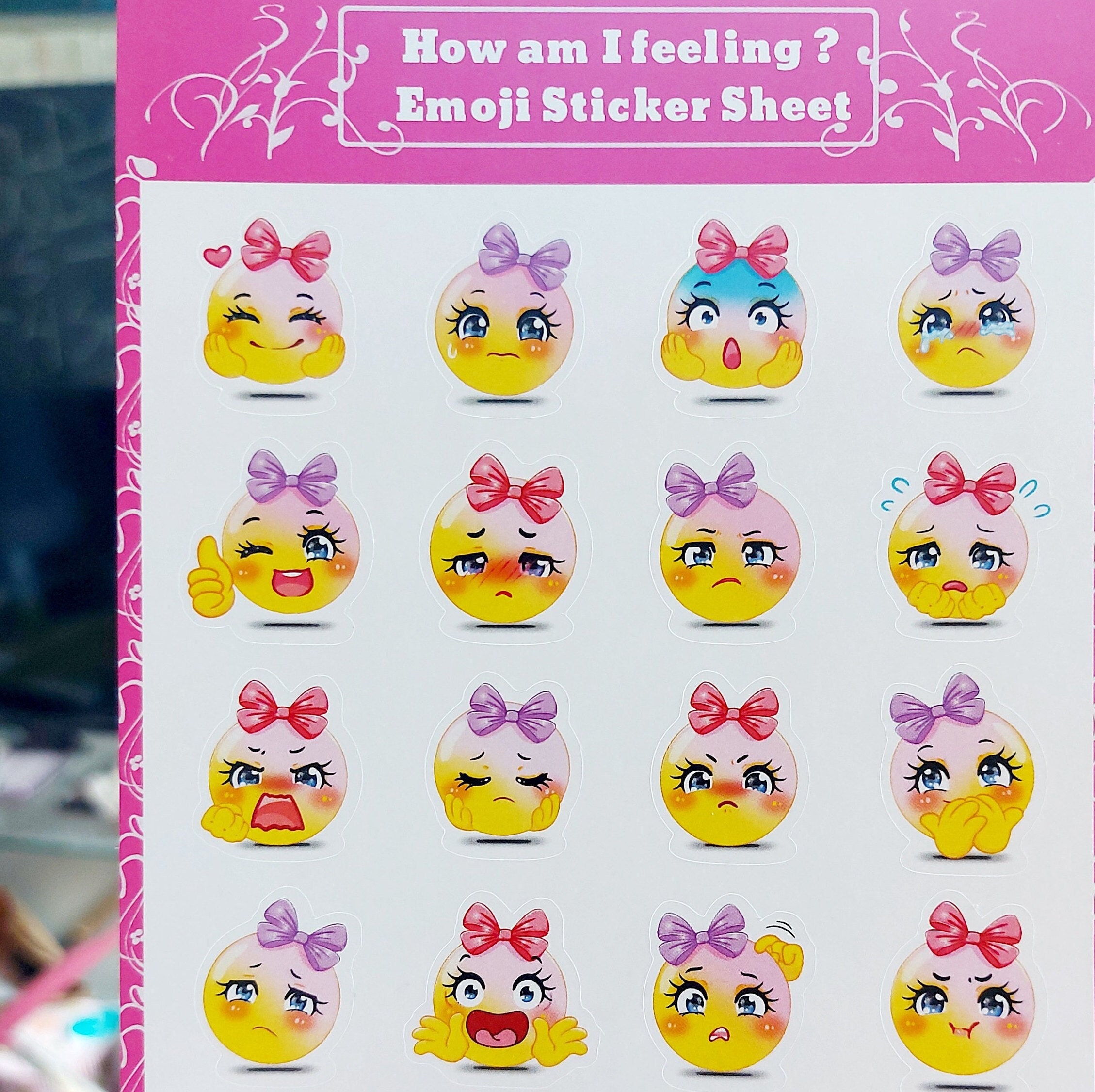 Feeling Stickers How Am I Feeling Emoji Stickers 1 Sheet - Etsy Canada Feeling Stickers How Am I Feeling Emoji Stickers 1 Sheet - Etsy Canada