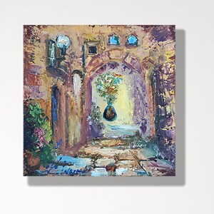 Tel Aviv Jaffa Israel City Old tree orange flies Beautiful Places Travel Design ArtseeKati Originally Gift Author's Technique  Cozy Things