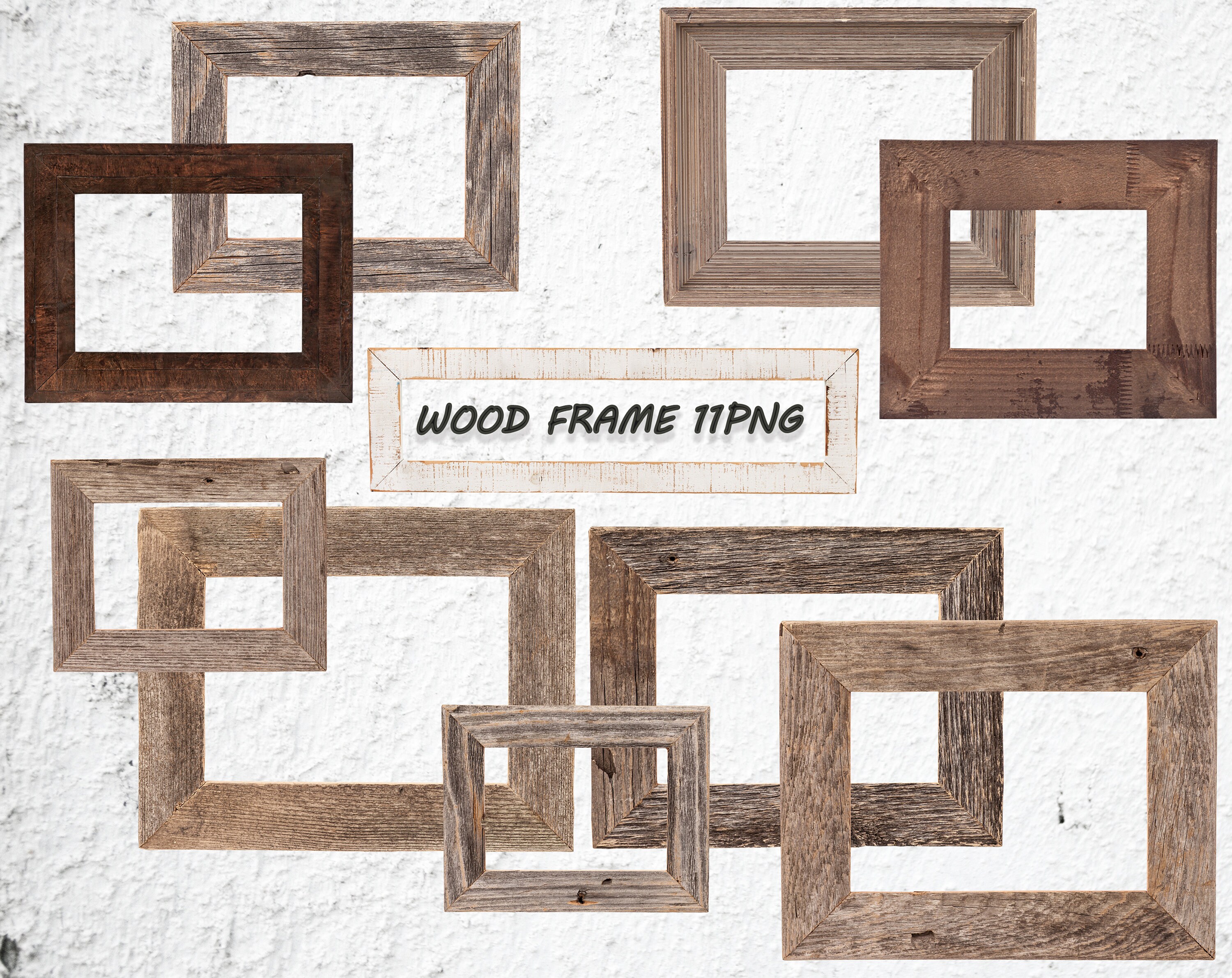 Antique Wooden Frame Png