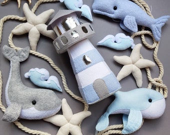 baby mobile carousel in bed baby gift mobile with a whale sea mobile baby room decor toys for newborn christening gift