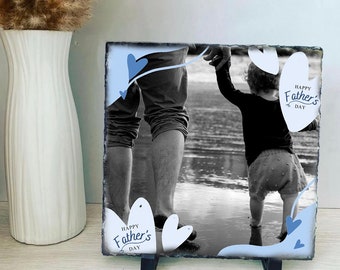 Father’s Day Photo Slate, Photo gift for Dad, Gift for Grandad