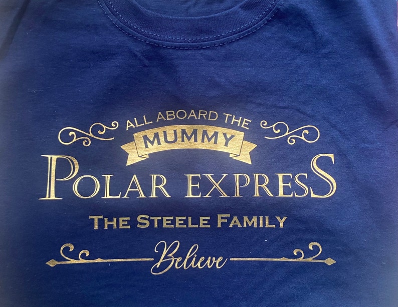 Polar Express Matching Family Christmas Pyjamas XXL Pyjamas Etsy