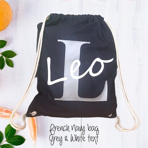 Sac de sport personnalisé pour enfants Sac à cordon de serrage pour enfants, Cadeau de Pâques pour enfants, Cadeau de Noël, Sac d’éducation physique pour la rentrée scolaire,