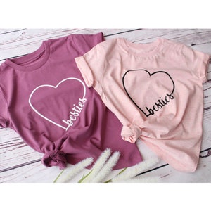 Bestie T-Shirt, Matching T-shirts, best friends gifts, more colours available