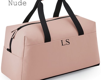 Personalised Weekend bag, Monogram Holdall, Bride Bag, Hospital Bag, Wedding Bag, Hen Bag, Gym Bag