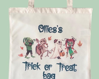 Kids Halloween Trick or Treat Tassen, Halloween tassen, Halloween feest, kinderen Halloween kostuums