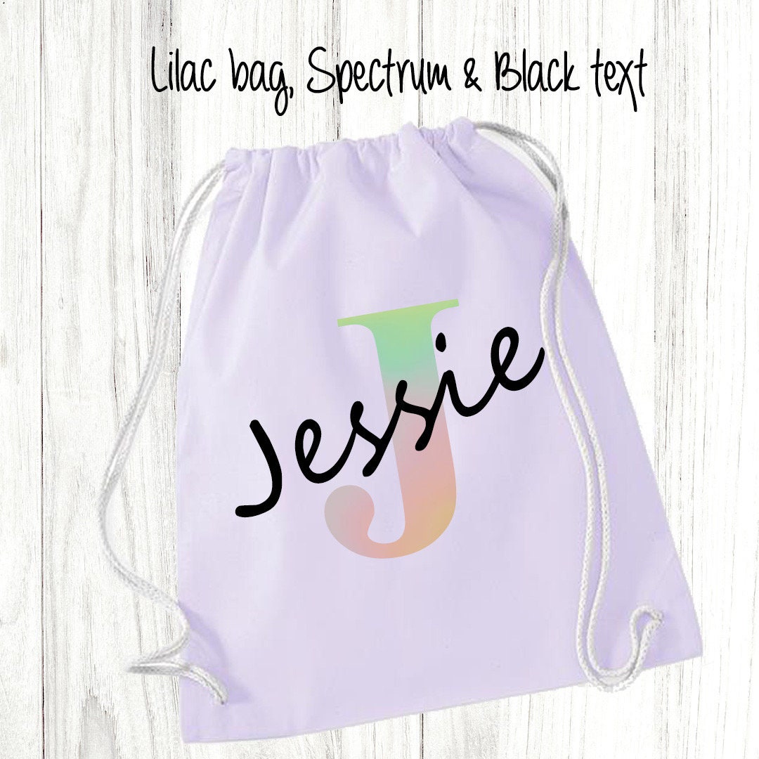 Personalised Gym Bag for Kids Drawstring Bag for Kids Easter Etsy UK